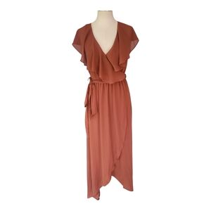Baltic Born Asymmetrical Rust Dress
